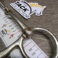 Thin Half Cheek Snaffle Bit *fair, v.loose cheeks, rusty, pitted
