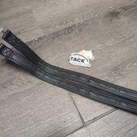 T-Bar Short Synthetic Stirrup Leathers, keepers *like new, clean
