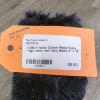 1 ONLY Halter Crown Piece Fuzzy *vgc, clean, mnr hairy

