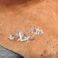 Farrier Chaps *gc/fair, stains, residue, glue, rubs, dirt
