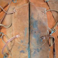 Farrier Chaps *gc/fair, stains, residue, glue, rubs, dirt
