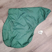 Hvy Nylon Saddle Cover, Flap & Pommel pockets *gc/fair, sm holes, undone stitching frays, stains & scratches
