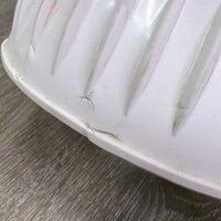 Ribbed Rubber Bell Boots, velcro *gc/fair, dirty, stained, clumpy, rips/cracks
