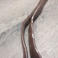v.Thick Nylon Lined Stirrup Leathers *vgc,/gc, clean, scraped, peeled, rough

