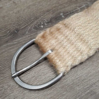 Straight Mohair String Cinch, d rings *vgc/gc, clean, hair, stained/dingy
