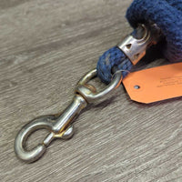 Nylon Lead Rope *fair, rubs, scrapes, frays, hair, frayed end, rusty, loose snap
