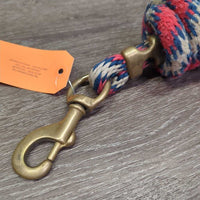 Nylon Lead Rope, Brass Snap *fair, rubs, frays, snags, dirt, stains
