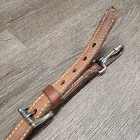 Leather Breastcollar, snap *vgc, mnr dirt, dents, stains, creased & scrapes
