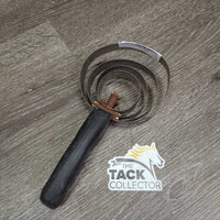 4 Blade Double Sided Round Shedding Blade, handle *fair, bent, rusty, scrapes
