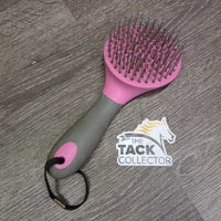 Hard Bristle Tail Brush, String *gc/fair, clean, hairy, stains, broken & missing bristles
