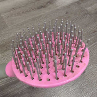Hard Bristle Tail Brush, String *gc/fair, clean, hairy, stains, broken & missing bristles
