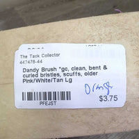 Dandy Brush *gc, clean, bent & curled bristles, scuffs, older

