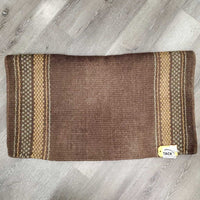 Woven Wool Western Saddle Blanket *vgc, mnr hair, dirt, rubs, residue
