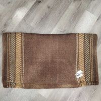 Woven Wool Western Saddle Blanket *vgc, mnr hair, dirt, rubs, residue
