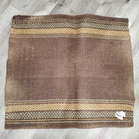 Woven Wool Western Saddle Blanket *vgc, mnr hair, dirt, rubs, residue

