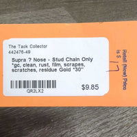 Nose - Stud Chain Only *gc, clean, rust, film, scrapes, scratches, residue
