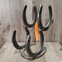 Horseshoe 2 Wine Bottles Holder *xc/like new, mnr dirty
