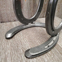 Horseshoe 2 Wine Bottles Holder *xc/like new, mnr dirty
