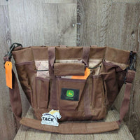 Hvy Canvas Grooming Bag, Shoulder Strap *gc, v.hairy, dirty, corner rubs & holes
