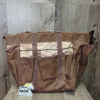 Hvy Canvas Grooming Bag, Shoulder Strap *gc, v.hairy, dirty, corner rubs & holes
