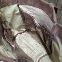 Hvy Canvas Grooming Bag, Shoulder Strap *gc, v.hairy, dirty, corner rubs & holes
