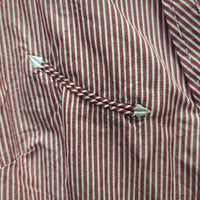 LS Western Shirt, snaps *gc, creases, crinkles, mnr loose stitching
