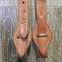 Sliding One Ear Thick Headstall, Quick Change *vgc, mnr dirt, scrapes, stains & rubs
