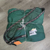 Med/Hvy Winter Blanket, 2 legs *gc, clean, repairs, sm holes, torn leg, rubs, snags, scrape, scratches, mnr/0 wpf, older
