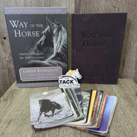 "Way of the Horse" by Linda Kohanov Book & Oracle Card (40) Set *vgc/gc, rubs, scratches, scrapes

