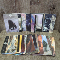 "Way of the Horse" by Linda Kohanov Book & Oracle Card (40) Set *vgc/gc, rubs, scratches, scrapes
