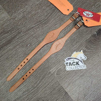 2 Leather Western Stirrup - Fender Hobble Straps, tag *new
