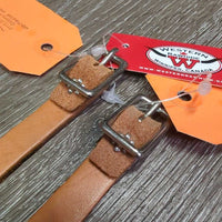 2 Leather Western Stirrup - Fender Hobble Straps, tag *new
