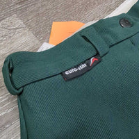Hvy Ribbed Leather Full Seat Breeches *vgc, mnr pills, older, faded, rubbed & pilly ankles
