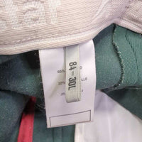 Hvy Ribbed Leather Full Seat Breeches *vgc, mnr pills, older, faded, rubbed & pilly ankles
