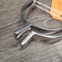 JUNIORS Hammerhead Spurs *gc, widened, clean, scratches, scuffs
