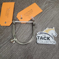 VINTAGE v.fine/delicate Sm Side Rowel Spurs *gc, older, stains, clean, scratches, green spots
