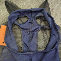 Lycra & Mesh Fly Mask, container *gc, dirty, hairy, smelly
