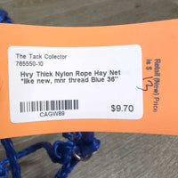 Hvy Thick Nylon Rope Hay Net *like new, mnr thread
