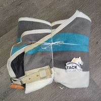 Newmarket Hvy Fleece Cooler, tail *vgc/gc, stained, clean, mnr hair, rubs & pills
