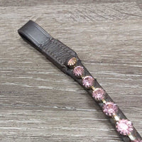 v.narrow "U" Shaped BrowBand, bling *like new
