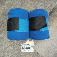 Pr Fleece Polos *vgc/xc, clean, mnr hair & rubs
