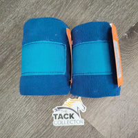 Pr Fleece Polos *vgc/xc, clean, mnr hair & rubs
