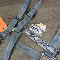Nylon Halter, Ribbon, adj, snap *new
