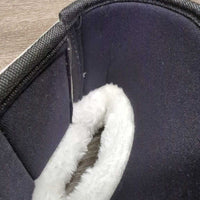 Pr Wrap Around Bell Boots, Velcro, Fleece Top "Christmas" *like new, clean

