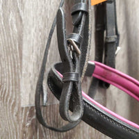Padded Bridle, Bling Browband, Braided Roper Reins *gc, dirty, NO Flash, missing bling
