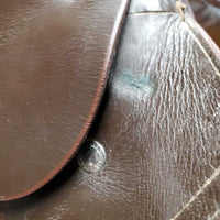 17.5" XW 6.5" Passier Close Contact, 2 Billet Guards, 4 Velcro Blocks, Black TackHack Cover, Wool Flocking, Rear Gusset Panels, Flaps: 14.25"L x 14"W Serial #: 17.5 303158
