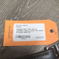 Soft Thick Stirrup Leathers *vgc/xc, clean, mnr dents & twists
