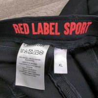 Euro Seat Breeches, homemade thigh pocket *gc, linty, rubs, hair, unstitched pocket
