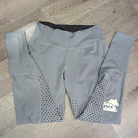 Sticky Full Seat Breeches *gc, peeling logos, seams: unstitched, v.rubbed, frayed & threads, snag

