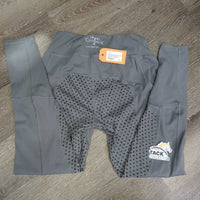 Sticky Full Seat Breeches *gc, peeling logos, seams: unstitched, v.rubbed, frayed & threads, snag
